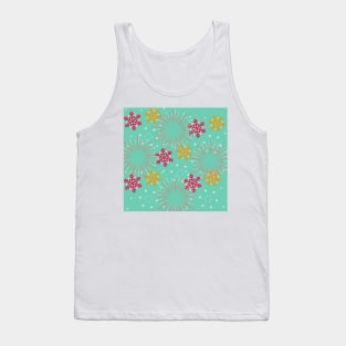 Christmas snow flakes Tank Top